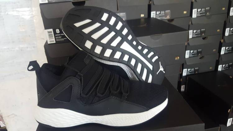 2017 JORDAN FORMULA 23 Black White Shoes - Click Image to Close